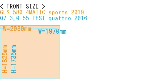 #GLS 580 4MATIC sports 2019- + Q7 3.0 55 TFSI quattro 2016-
